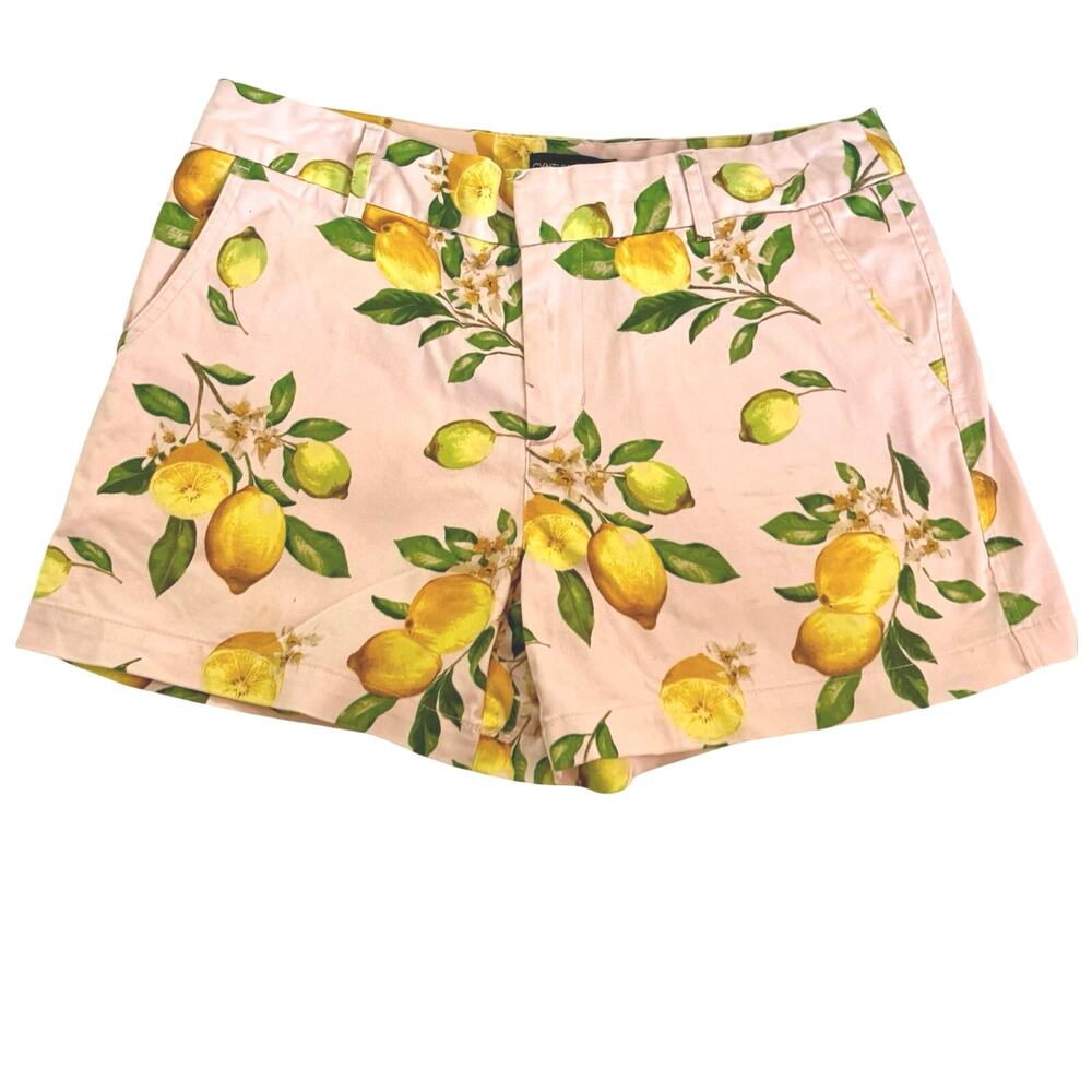Cynthia Rowley shorts lemons print